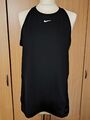 NIKE Dri - Fit ~ Damen Stretch Sport Top Tanktop Pro Gr. L  schwarz TOP