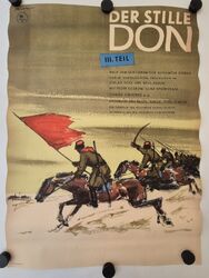 Plakat Baltzer Film Der stille Don Progress Gerassimow Original DDR 1958 A1