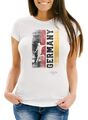 Damen Fan-Shirt Deutschland WM 2018 Fußball Weltmeisterschaft Trikot Germany