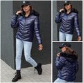 Damen Steppjacke Jacke mit Kapuze für Winter Winterjacke Halblang DSTREET S-XL