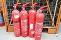 2 Stück  Feuerlöscher Type 5kg CO2 Kohlendioxid leer