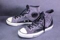 Converse All Star Classic Hi Chucks Sneaker Gr. 39 Leder grau Nieten CH3-612