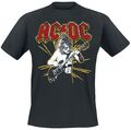 ACDC T-Shirt Herren Back in Black schwarz Band-Merch, Bands, Nachhaltigkeit