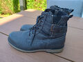 Tom Tailor Herren-Winterboots, Gr. 41, Dunkelgrau