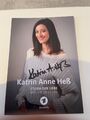 Katrin Anne Heß Original Signierte Autogrammkarte Sturm der Liebe Rarität