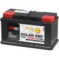 LANGZEIT SOLAR SMF 120AH 12V Solarbatterie Boots Wohnmobil Versorgungs Batterie