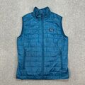 Patagonia Jacke Erwachsene Small blau Nano Puff Primaloft Gilet Weste isoliert Herren*