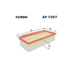 1x Luftfilter FILTRON AP 135/7 passend für LADA NISSAN RENAULT