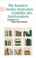 Die hundert besten deutschen Gedichte des Jahrhunderts | Marcel Reich-Ranicki | 