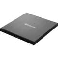 Verbatim External Slimline CD/DVD Brenner Externes Blu-Ray Detail Schwarz