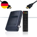 Mini Sat HD Receiver Digitaler - (HDTV, DVB-S/S2, Full HD 1080P) [HDMI, 2X USB 2