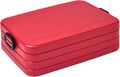 Mepal Take a Break Large Nordic red– 1500 ml Inhalt – Lunchbox mit Trennwand
