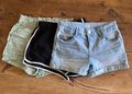 Sommer Shorts, Mädchen, Größe 152 und Größe 158, H&M, C&A, blau, grün, schwarz