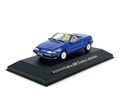 Atlas 1:43 Volvo 480 Turbo Cabriolet. 8 506 045. Blue. Display case lid upgrade