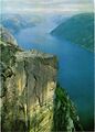 CPM AK The Pulpit Rock above Lysefjord NORWAY (1364831)