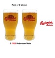 Budweiser Glas Pint Gläser (2 Stück) Budweiser Gläser Budweiser Budvar