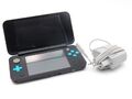 Nintendo New 2DS XL Handheld Konsole - Schwarz Türkis m. Ladekabel - GEBRAUCHT