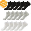 10-40 Paar Sneaker Socken Herren Damen Sport Freizeit Kurzsocken Füßlinge