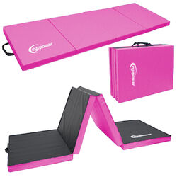 XL Gymnastikmatte 180x60x5cm Turnmatte Sportmatte Fitness Weichbodenmatte Pink