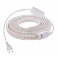 220V Super Helle LED Strip Streifen Dimmbar AN/AUS Flexibel Lichtleiste Licht DE