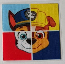 Paw Patrol Applikationen in 7 Varianten zum Aufbügeln und -kleben