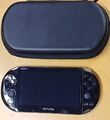 Sony PlayStation PS Vita Slim Handheld Konsole Schwarz PCH 2016 3.57 Akz Tasche