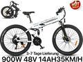 HOT Mountain Fatbike 26 Zoll  Elektrofahrrad,900W 48V 14AH E-Bike Samebike LO26