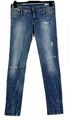 Diesel MATIC Jeans Damen Denim Vintage Hose Stretch Slim Tapered Blau Gr W31 L32