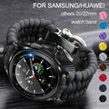20 22mm Nylon Survival Uhrenarmband Armband für Samsung, Huawei, Amazfit, Garmin