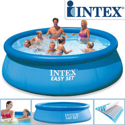 Intex 305x76 Swimming Pool Quick-Up Schwimmbecken Schwimmbad Easy Planschbecken