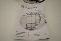 Russell Hobbs Glas Designer Kaffeemaschine  und Wasskocher  Glass Line Edition