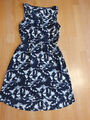 Only Kleid Damen Sommer festlich Freizeit Gr 34 schwarz/weiss