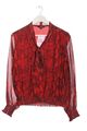 COMMA Langarm-Bluse Damen Gr. DE 34 rot Casual-Look