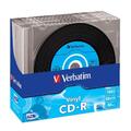 10x Verbatim CD-R Rohlinge Vinyl 700 MB 52x Schreiben Slim Case