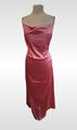 AX Paris festlich Rosa Abendkleid Satin Satinkleid Schulterfrei Hochzeit Gr S 36