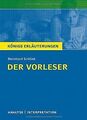 Königs Erläuterungen: Textanalyse und Interpretation zu ... | Buch | Zustand gut