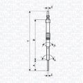 MAGNETI MARELLI Glühkerze 062900129304 passend für SUBARU