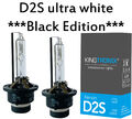 D2S XENON Brenner BLACK EDITION 6000K E-Zulassung Ersatz Lampe Birne kingtronix
