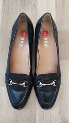 HÖGL Damen Pumps Schuhe Gr. 37,5  -  UK 4,5 - Leder schwarz