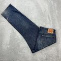 Levis 505 Herren Jeans Hose W36 L32 blau Regular Fit Straight Leg Vintage Retro