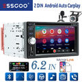 2 DIN Carplay Autoradio Android Auto Mit Kamera MIK CD FM DVD RDS 3USB Bluetooth