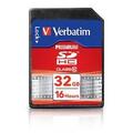 SD Card 32GB Verbatim SDHC Premium Class 10 retail 43963 (0023942439639)