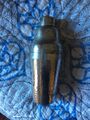 Vintage Silber Gehaemmerter Cocktail Shaker Punzen