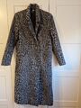 Wollmantel H&m Gr.38 Leopard Grau