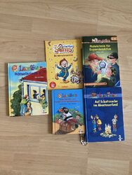 5 Bücher-Set Kinder Lesen 6-8 Jahre: Piraten, Krimis, Schatzsuche