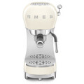 SMEG ECF02CREU Espresso-Kaffeemaschine creme 50`s Style