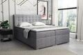 Boxspringbett CLAUDIA 120 140 160 180 200x200 Komplettbett Polsterbett + Topper