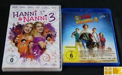 Hanni & Nanni 3 und Fünf Freunde 4, DVD Film-Set, gebraucht