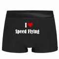 Boxershorts I Love Speed Flying das ideale Geschenk für Valentinstag Geburtstag
