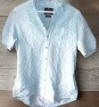 Herren Hemd kurzarm hellblau gr. S / men shirt lightblue/ turkis s.S regular fit